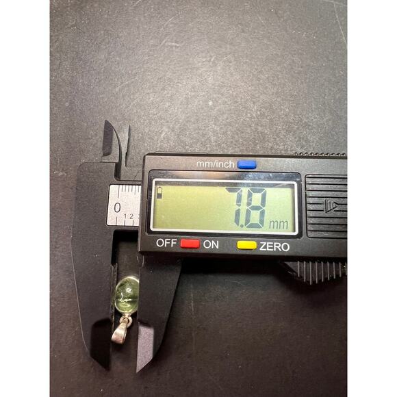 NEW Seafoam green gem tourmaline sterling silver pendant 1.72 grams - Picture 5 of 9